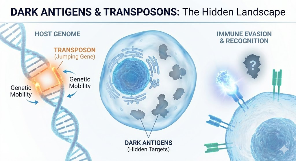 Dark antigens and Transposons: The hidden legacy of viral ghosts in our genes, our diseases, and our&nbsp;evolution.